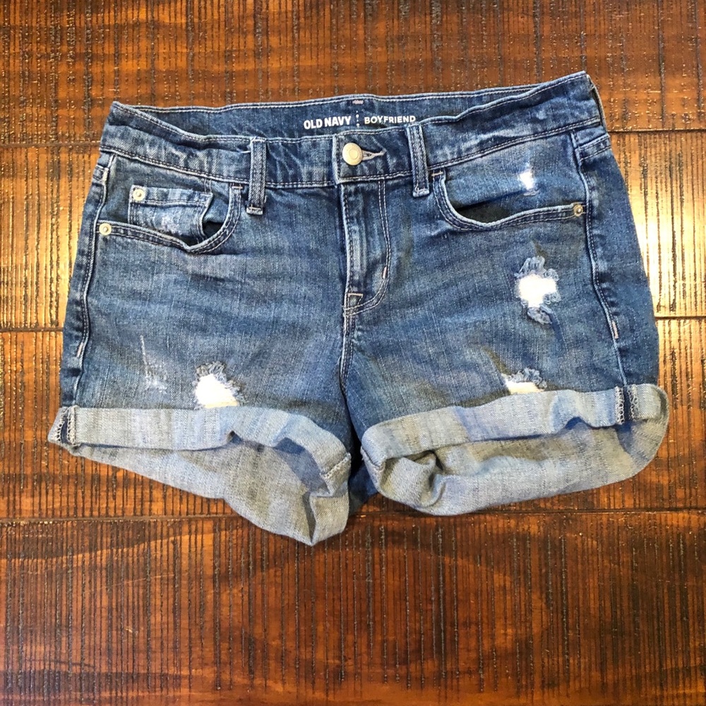 Denim shorts